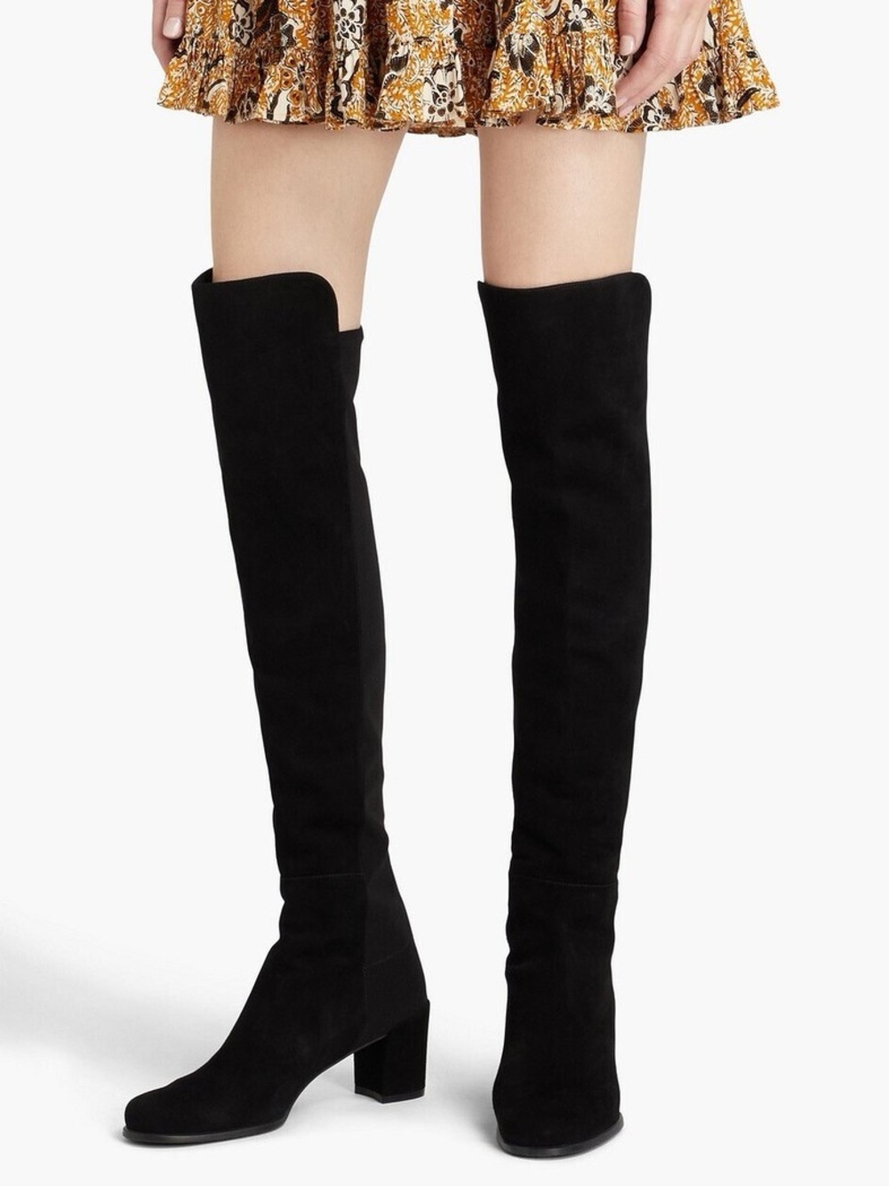 Stuart Weitzman City Block Boots Over The Knee in Suede in Size 7
